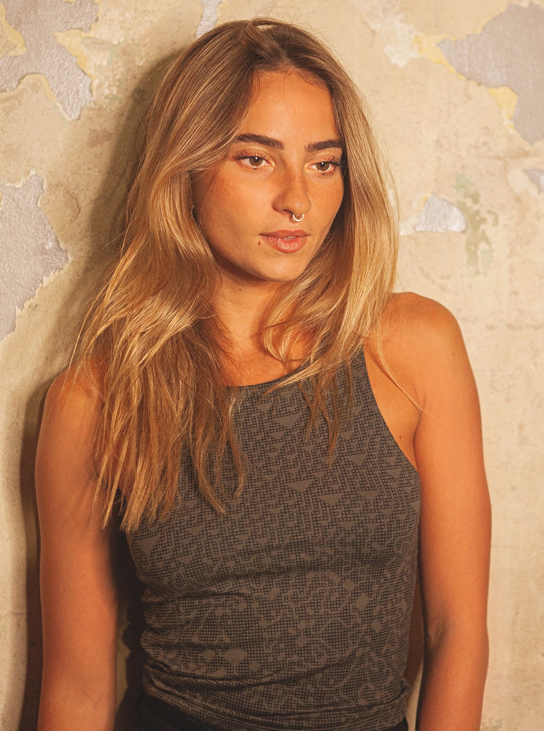 LABIRINTH-OLIVE-TT-F-template-for-web-agn LABIRINTH WOMEN'S CROP TOP OLIVE - Image 1