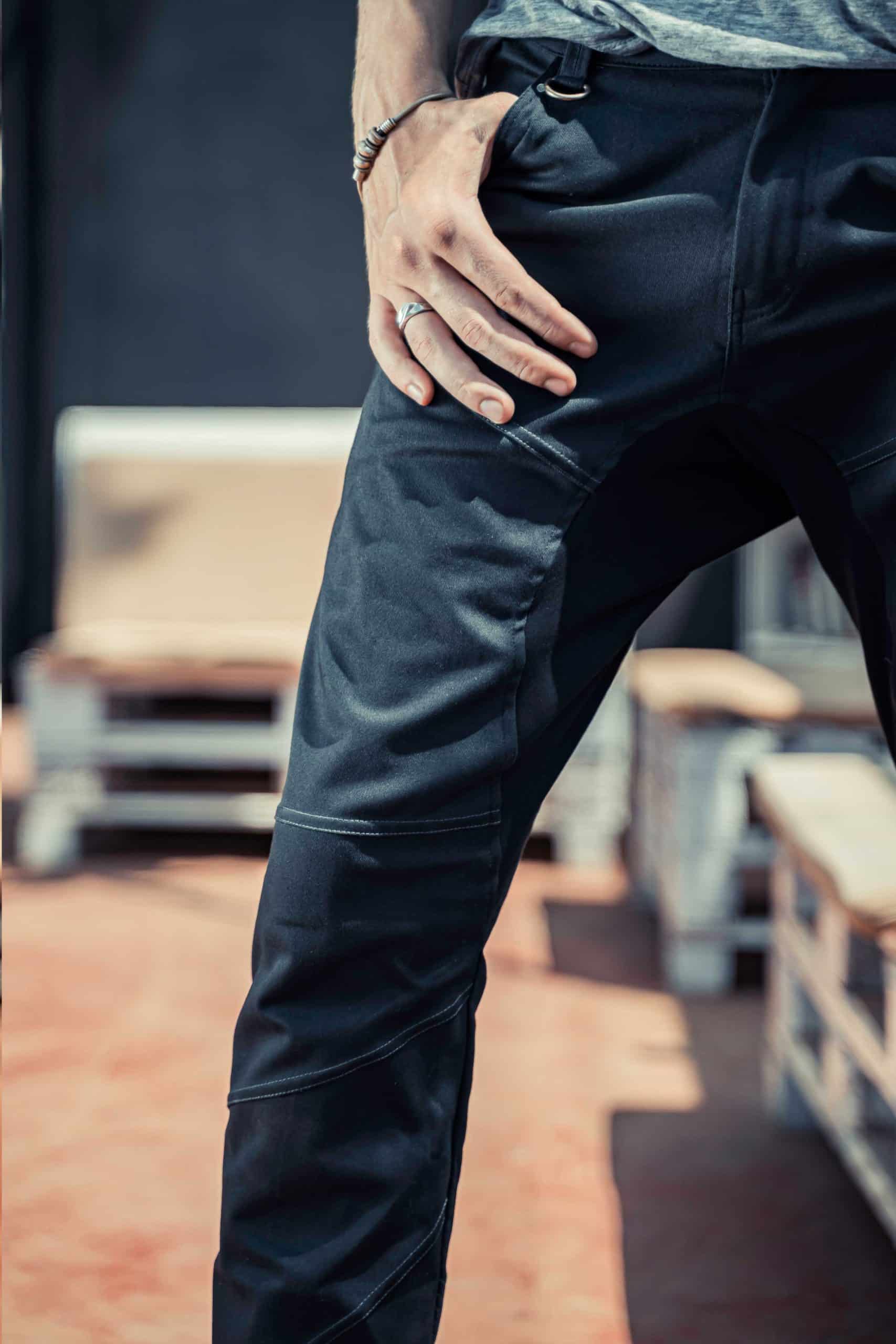 LONG-BLACK-2 Tazer pants Black - Image 1