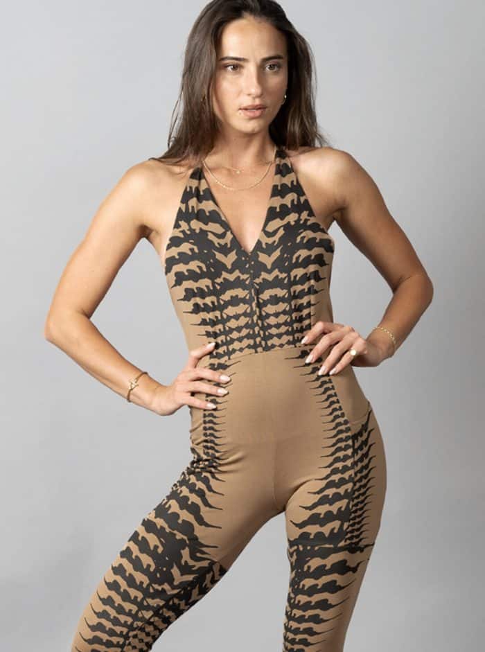 LUARA MOKA WOMEN LONG JUMPSUIT - Image 7