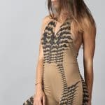 LUARA MOKA WOMEN LONG JUMPSUIT