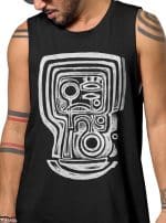 MAKOO BLACK-MEN'S TANK TOP - Image 3
