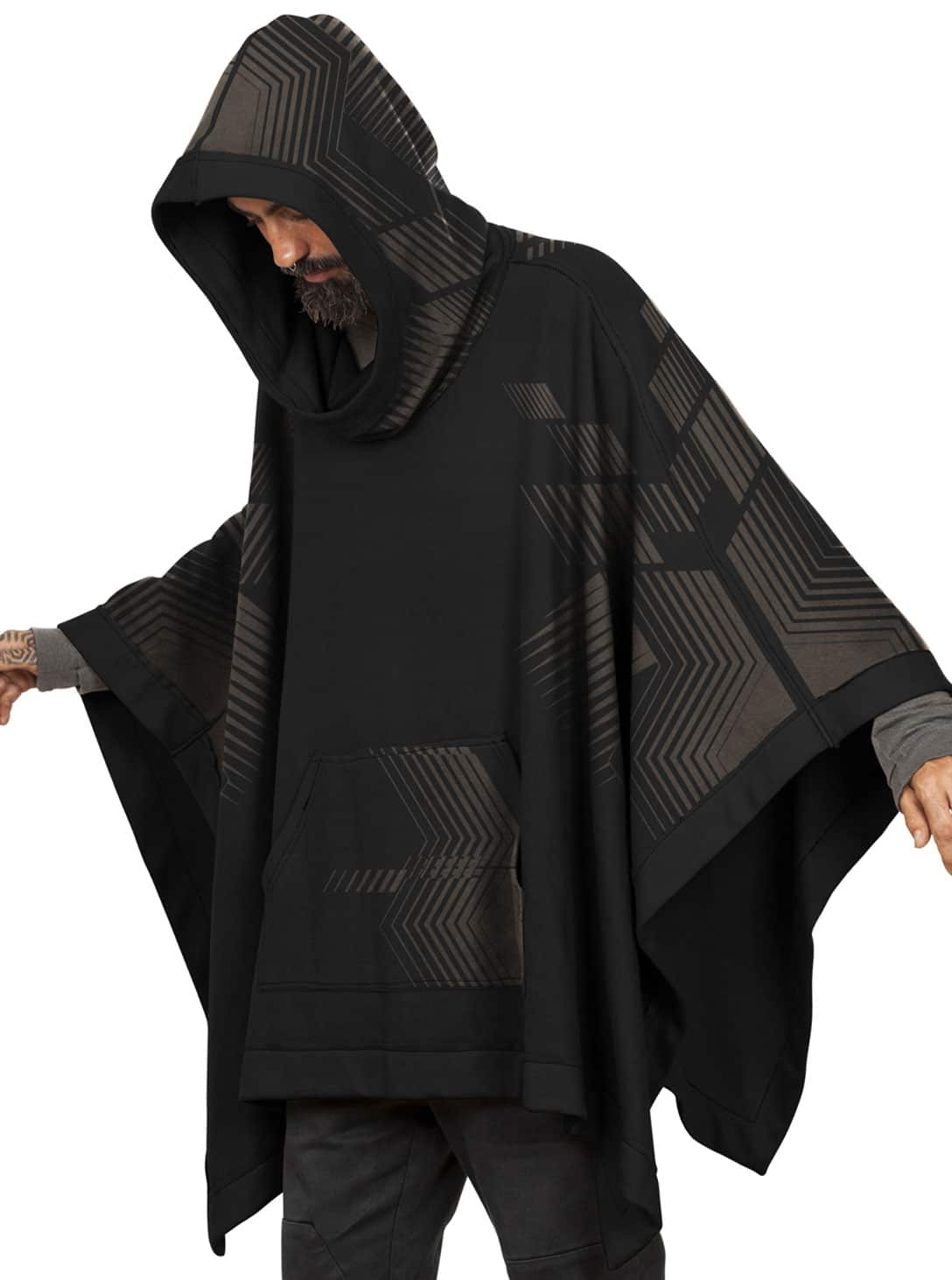 MAVERIK-BLACK-2 MAVERICK PONCHO BLACK - Image 1