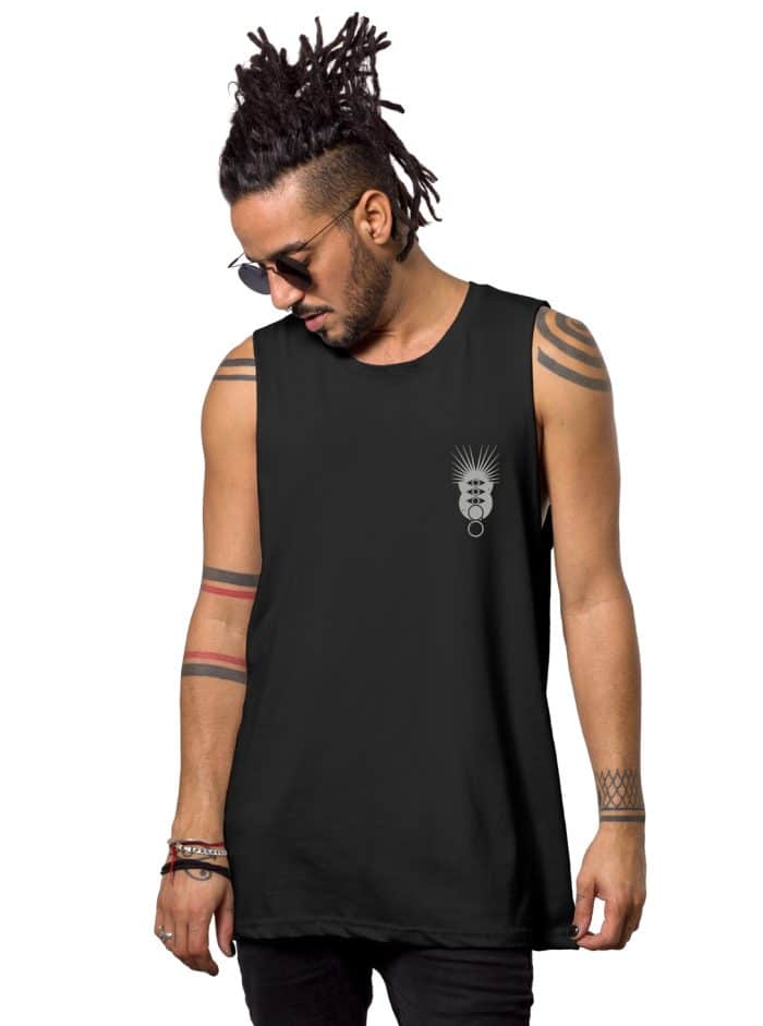 MIKO MEN'S TANK TOP BLACK - Image 2