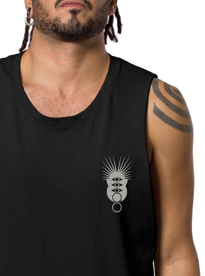 MIKO MEN'S TANK TOP BLACK - Image 4