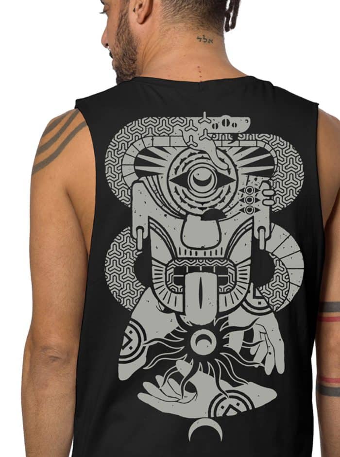 MIKO MEN'S TANK TOP BLACK - Image 3