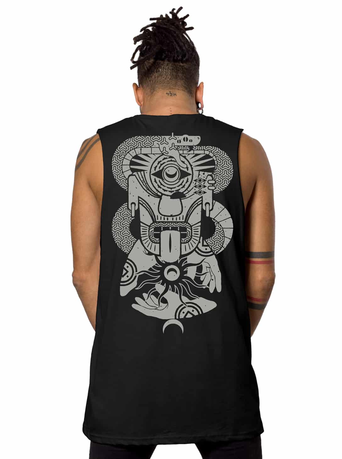 MIKO TT BLACK_0004_Layer 65 MIKO MEN'S TANK TOP BLACK - Image 1