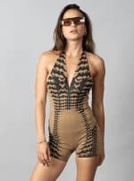 LUARA SHORT JUMPSUIT MOKA - Image 5