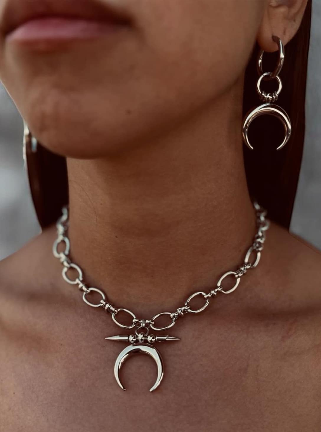 MOON-AMOUR-NECK1 Moon Amour Necklace - Image 1