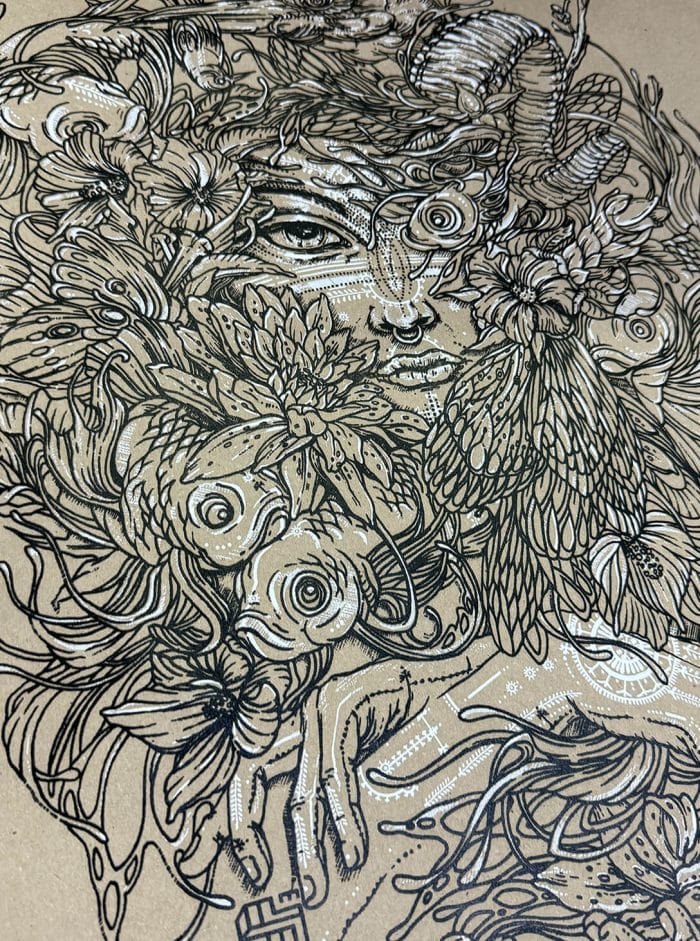 MUSHI MASTER HAND MADE PRINT - Image 2