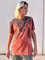 NAMELESS MEN'S T-SHIRT ORANGE TIE DYE - Image 2