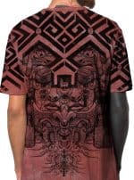 NAMELESS MEN'S T-SHIRT ORANGE TIE DYE - Image 6