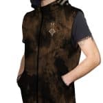 NAZU VEST RUST BROWN