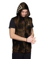 NAZU VEST RUST BROWN - Image 4