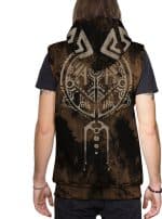 NAZU VEST RUST BROWN - Image 5