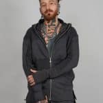 NEPTUNE MEN HOOD DARK GREY
