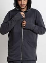 NEPTUNE MEN HOOD DARK GREY - Image 2