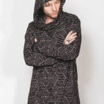 NOVE HOOD BLACK STRIPES