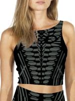 CYBER ROSE TOP OLIVE - Image 3