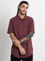 OR BUTTON SHIRT BORDEAUX WASH - Image 4