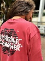 Psychedelic Researcher MEN'S OVERSIZE SHIRT RED