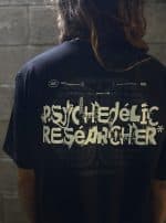 Psychedelic Researcher MEN'S OVERSIZE SHIRT BLACK