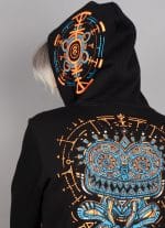 psychotoad MEN'S HOOD black