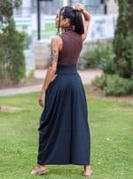 Peekaboo WOMEN WIDE Yoga Pants BLACK - Image 2