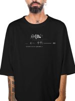 Psychedelic Researcher MEN'S OVERSIZE SHIRT BLACK - Image 6