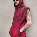 ICHI MEN VEST RED