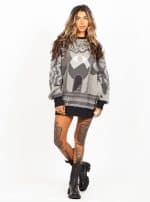 RISING PIXEL KNITTED SWEATER