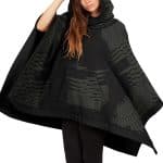 SAJAX PONCHO BLACK