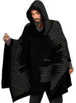 SAJAX PONCHO BLACK - Image 5
