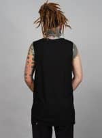 SHALVATA MEN'S TANK TOP BLACK - Image 2
