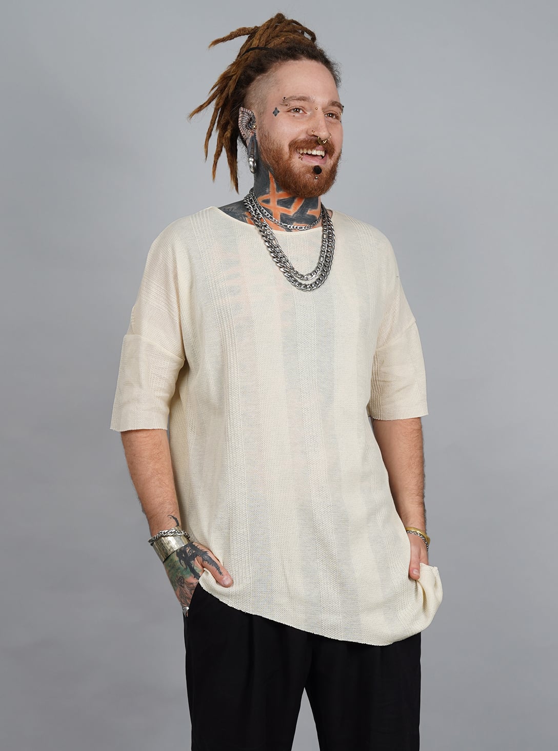 SHAY DIRTY_0004_Layer 3 SHAY MEM SHIRT CREAM - Image 1