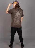 Tahara MEN'S T-SHIRT Dark Brown - Image 3
