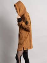 Token- Women Oversize Zip Hoodie Moka - Image 8