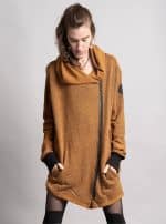 Token- Women Oversize Zip Hoodie Moka - Image 4