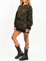 TRIANGULAR KNITTED SWEATER
