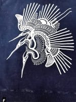 TSURU OVERSIZE WASH  HOOD BLUE - Image 2