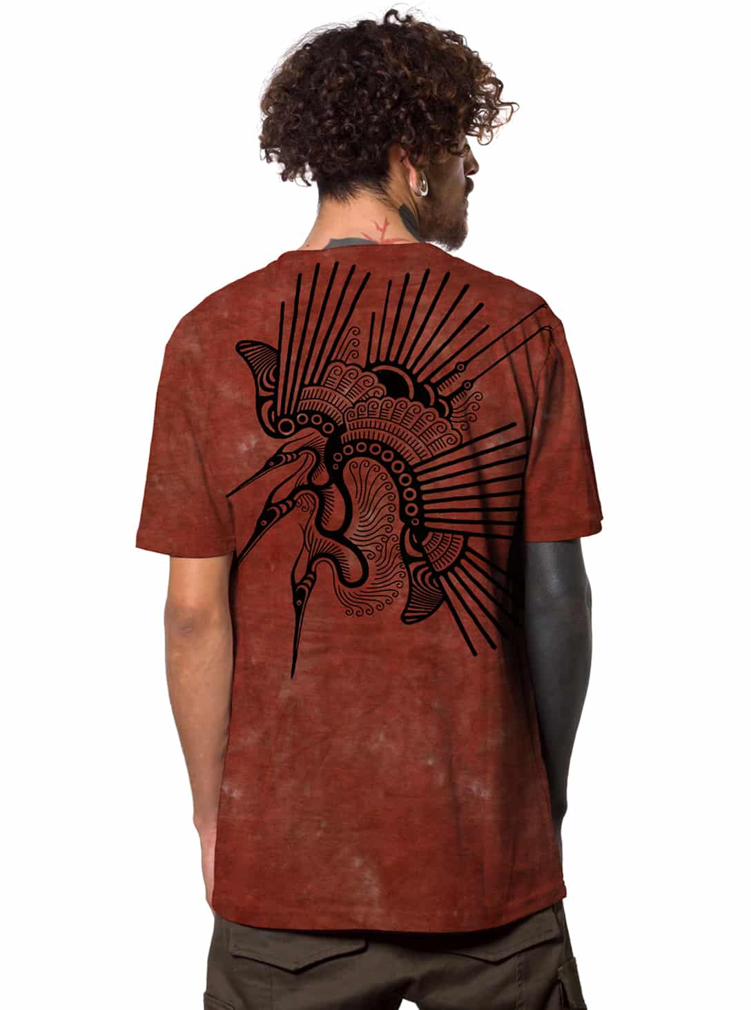 TSURU RED TD_0003_Layer 46 TSURU RED TIE DYE - Image 1