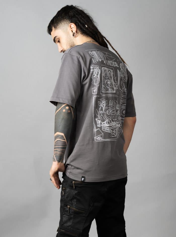 UNDER SOUND MEN SHIRT GREY - Image 4