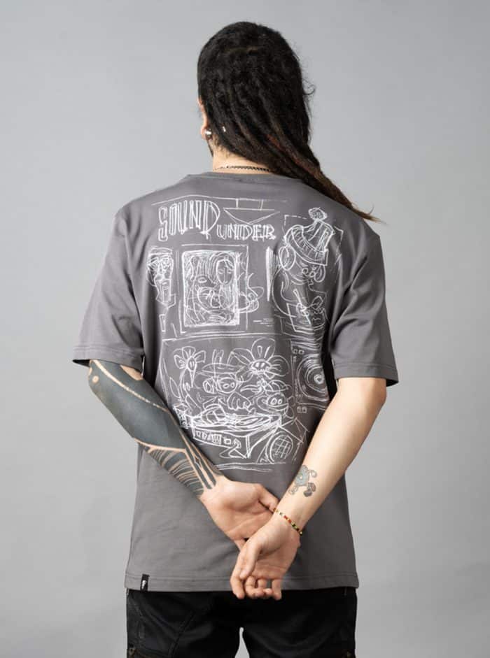 UNDER SOUND MEN SHIRT GREY - Image 6