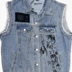 CHINI VEST BLUE DENIM