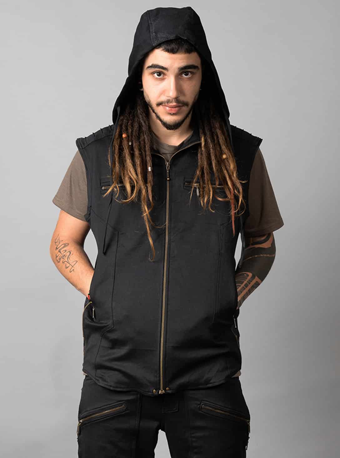 Vest Fraktal Truhol BLACK_0002_Brightness_Contrast 9 Vest Fraktal Truhol BLACK - Image 1
