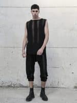 Vetune MEN'S SEETHROUGH Tank BLACK - Image 3