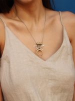 Warmth Warrior Necklace SILVER & BRASS - Image 2