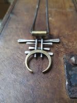 Warmth Warrior Necklace SILVER & BRASS - Image 5