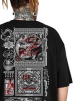 WHISPER OVERSIZE T-SHIRT BLACK - Image 3