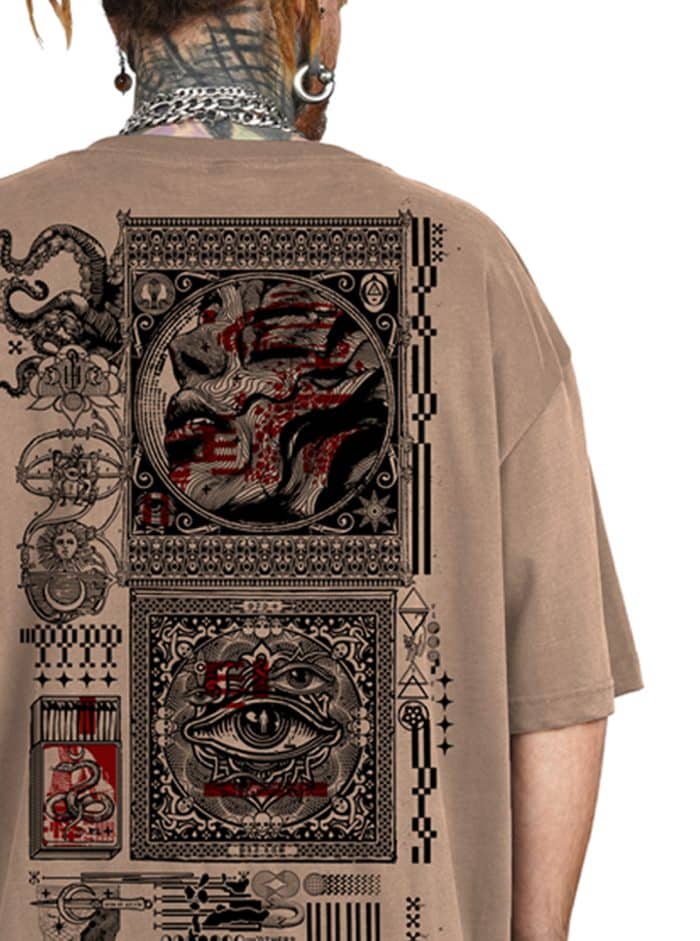 WHISPER OVERSIZE T-SHIRT MOKA - Image 2