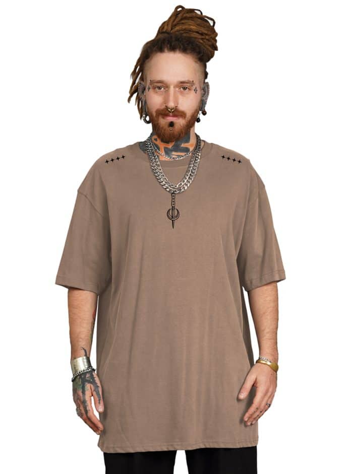 WHISPER OVERSIZE T-SHIRT MOKA - Image 3